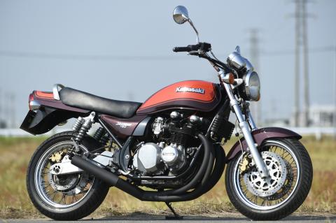 ゼファー750 フェニックス ショート管 無地 新品 マフラー ZR750C